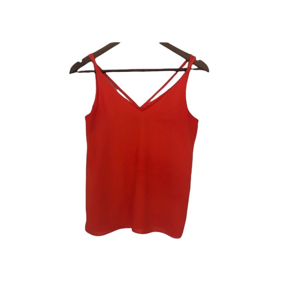 Topshop tank style orange - fiery red top